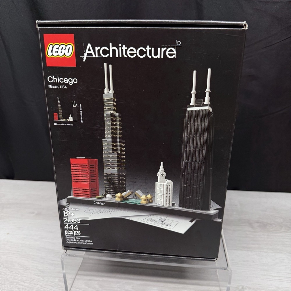LEGO Architecture Chicago 21033 Skyline Building Set Retired New Sealed 444 Pcs